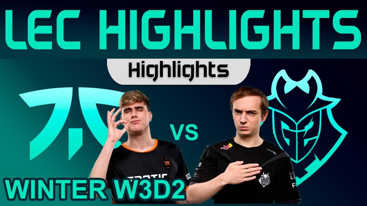 FNC vs G2 Highlights LEC Winter Season 2024 W3D2 Fnatic vs G2 Esports by Onivia thumbnail