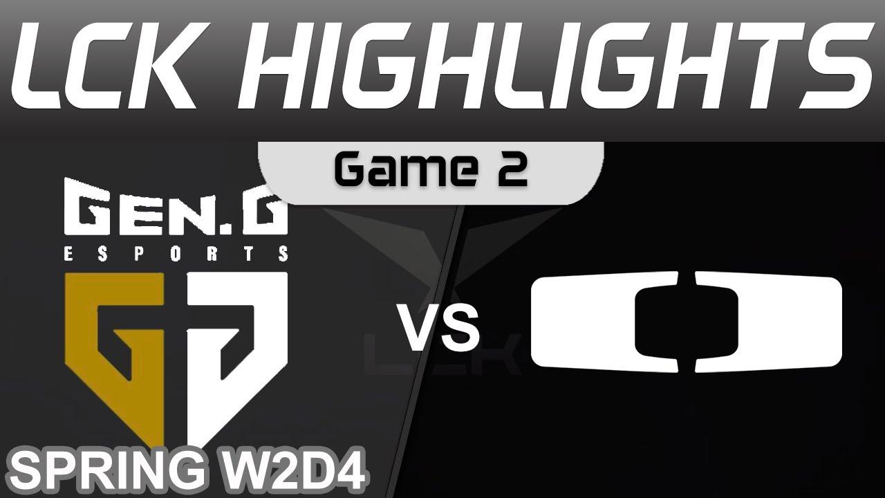 GEN vs DK Highlights Game 2 LCK Spring Season 2024 Gen G vs Dplus KIA by Onivia thumbnail