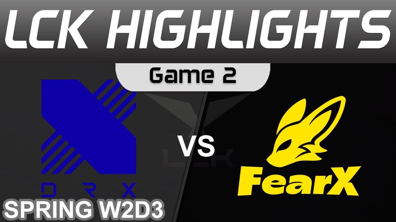 DRX vs FOX Highlights Game 2 LCK Spring Season 2024 DRX vs FearX by Onivia thumbnail