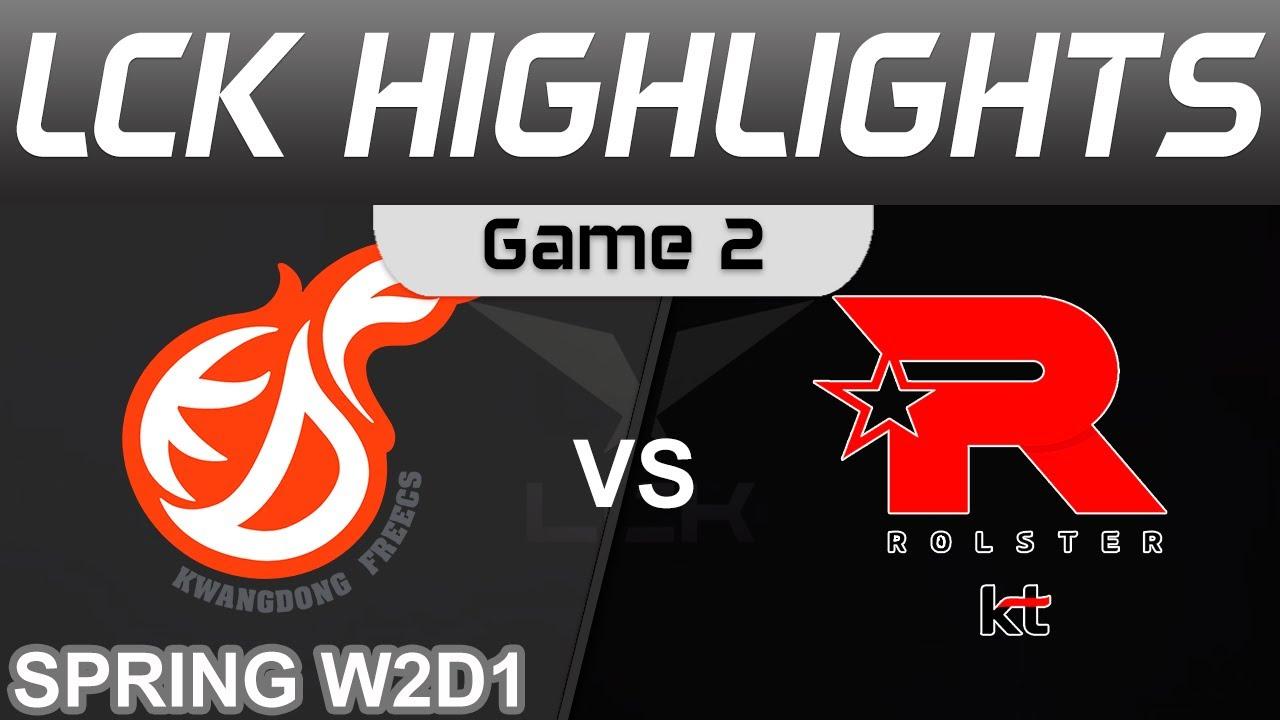 KDF vs KT Highlights Game 2 LCK Spring Season 2024 Kwangdong Freecs vs KT Rolster by Onivia thumbnail