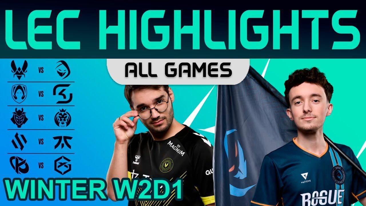 LEC Highlights Week2 Day1 LEC Winter 2024 All Games By Onivia thumbnail