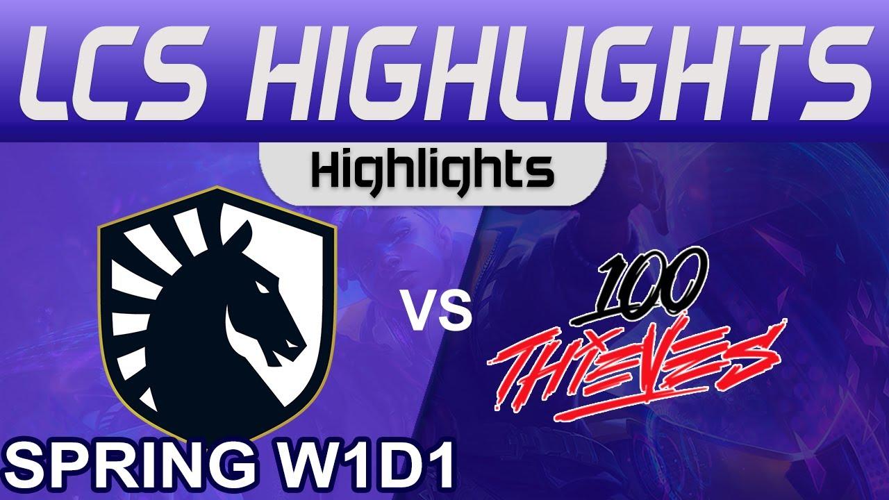 TL vs 100 Highlights LCS Spring Season 2024 W1D1 Team Liquid vs 100 Thieves by Onivia thumbnail