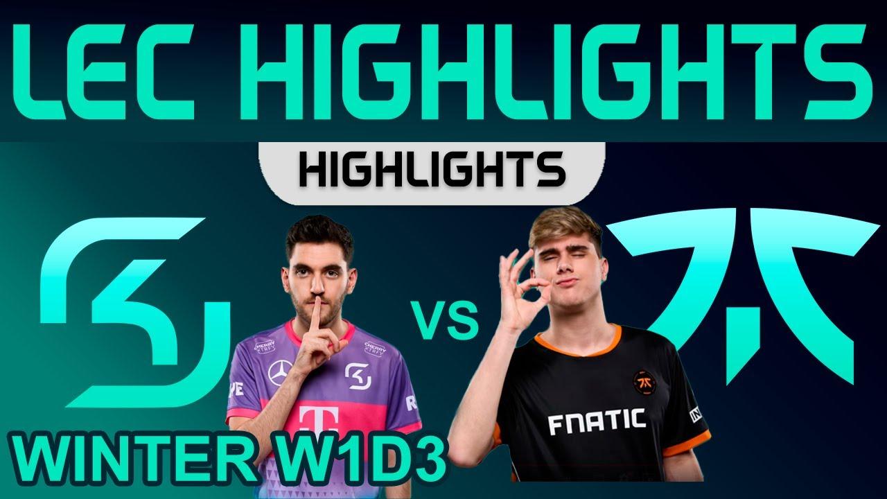 SK vs FNC Highlights LEC Winter Season 2024 W1D3 SK Gaming vs Fnatic by Onivia thumbnail