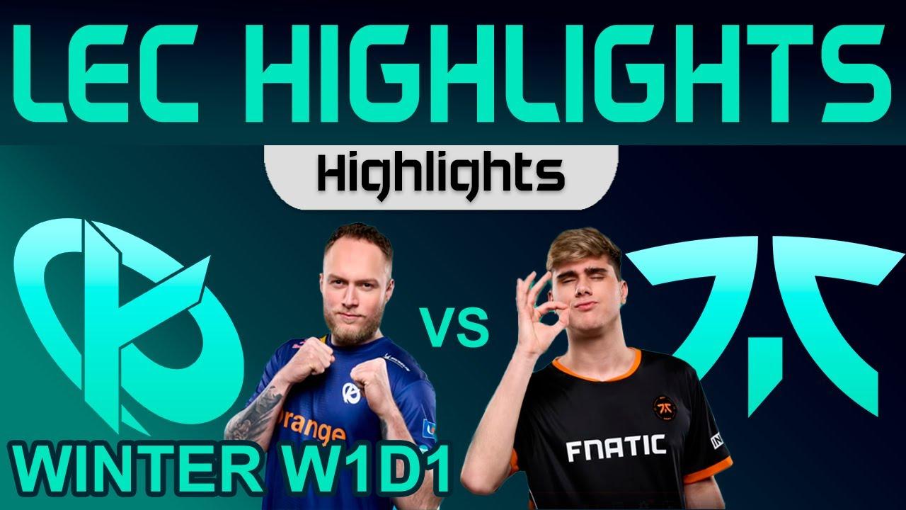 KC vs FNC Highlights LEC Winter Season 2024 W1D1 Karmine Corp vs Fnatic by Onivia thumbnail