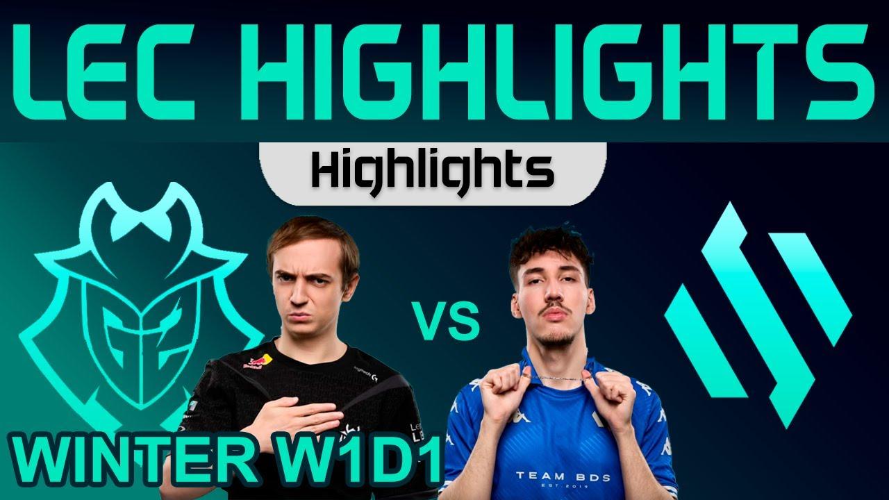 G2 vs BDS Highlights LEC Winter Season 2024 W1D1 G2 Esports vs Team BDS by Onivia thumbnail