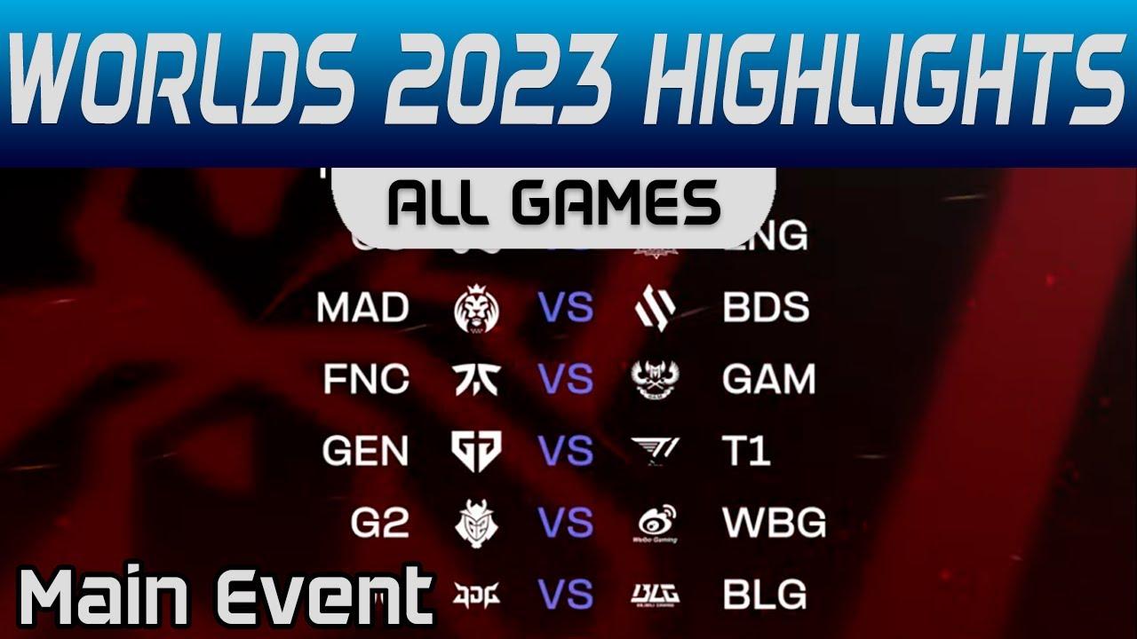 ALL GAMES Highlights Round 2 Worlds Main Event 2023 by Onivia thumbnail