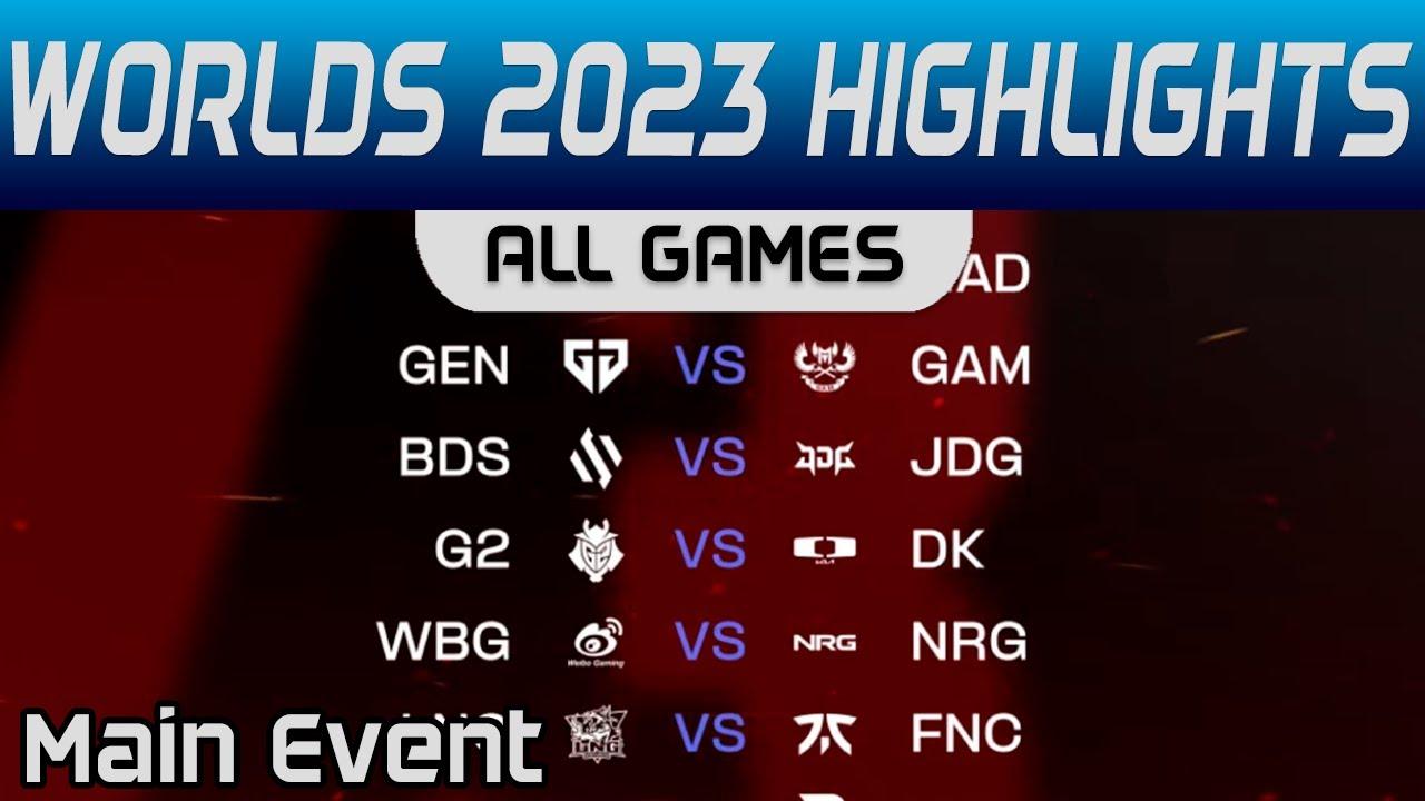 ALL GAMES Highlights Round 1 Worlds Main Event 2023 by Onivia thumbnail