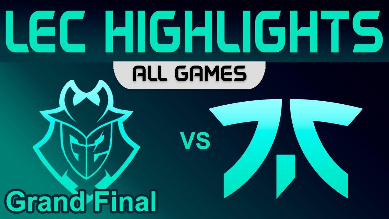 G2 vs FNC ALL GAMES Highlights LEC Season Finals Grand Final 2023 G2 Esports vs Fnatic by Onivia thumbnail