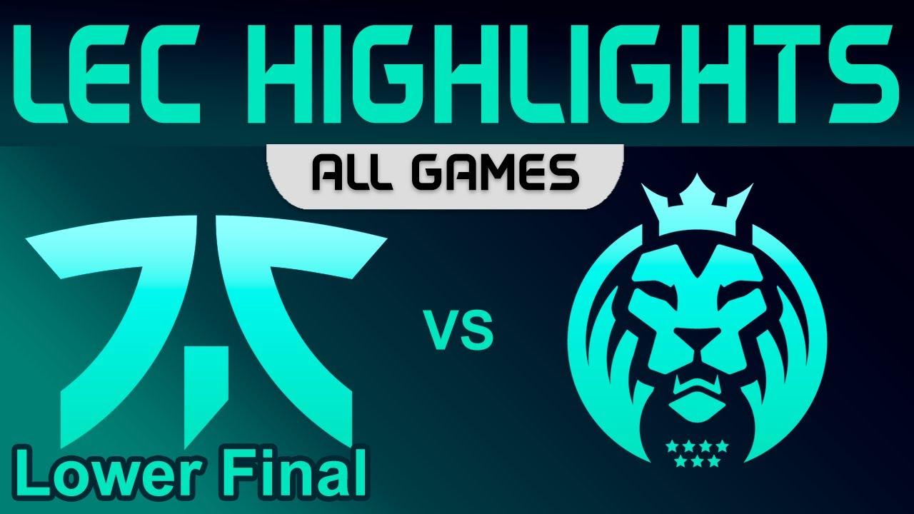 FNC vs MAD ALL GAMES Highlights LEC Season Finals Lower Final 2023 Fnatic vs MAD Lions by Onivia thumbnail