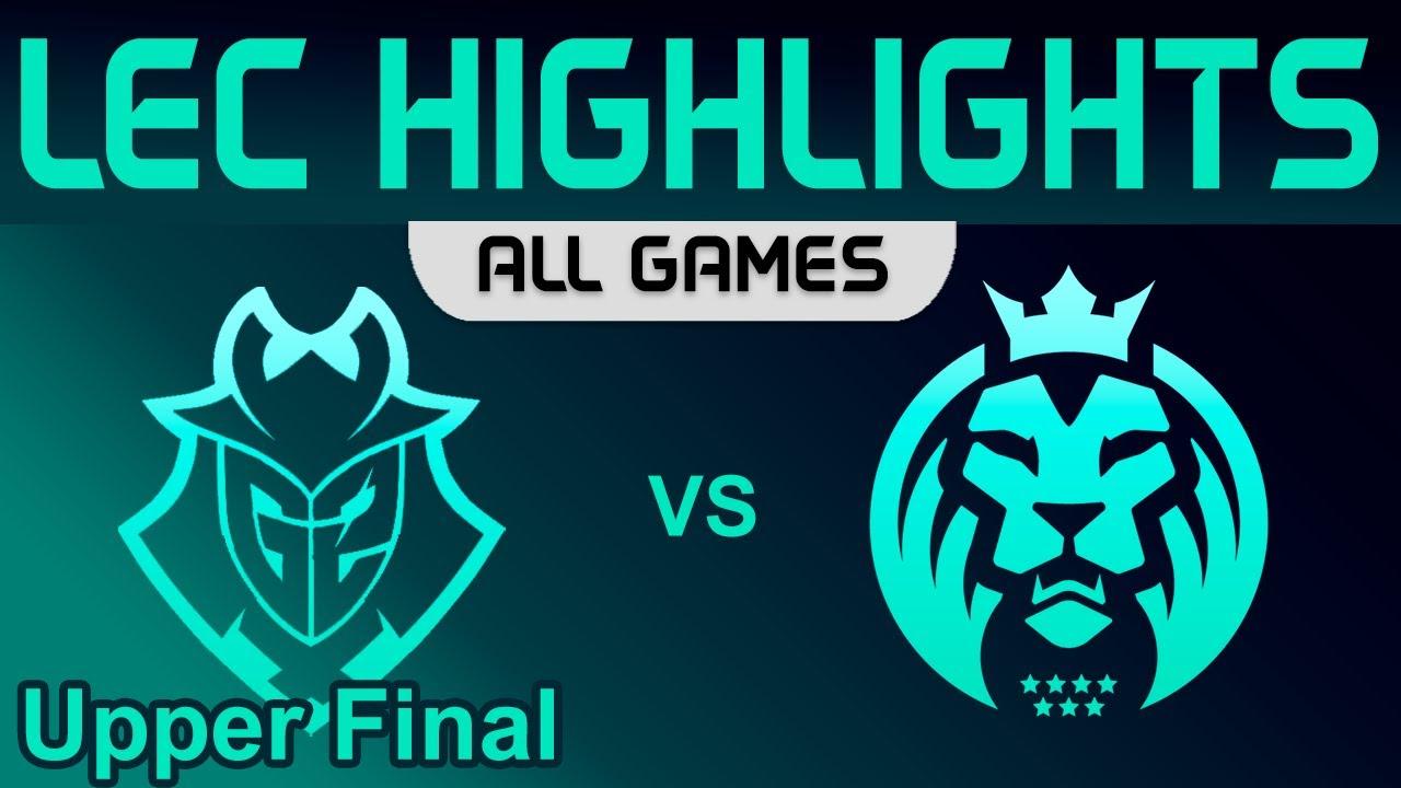 G2 vs MAD ALL GAMES Highlights LEC Season Finals Upper Final 2023 G2 Esports vs MAD Lions by Onivia thumbnail