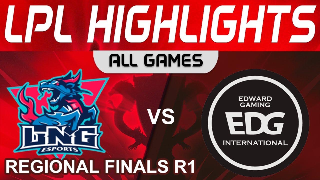 LNG vs EDG Highlights ALL GAMES LPL Regional Finals R1 2023 LNG Esports vs EDward Gaming by Onivia thumbnail