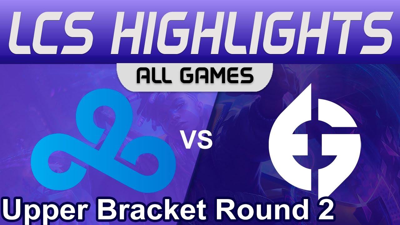 C9 vs EG ALL GAMES Highlights LCS Playoffs 2023 Upper Bracket Round 2 Cloud9 vs Evil Geniuses thumbnail