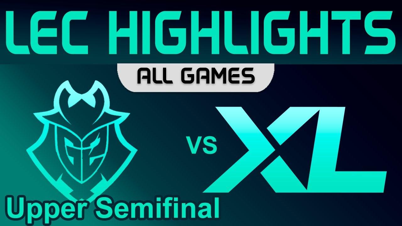 G2 vs XL ALL GAMES Highlights LEC Playoffs Upper Semifinal 2023 G2 Esports vs Excel by Onivia thumbnail