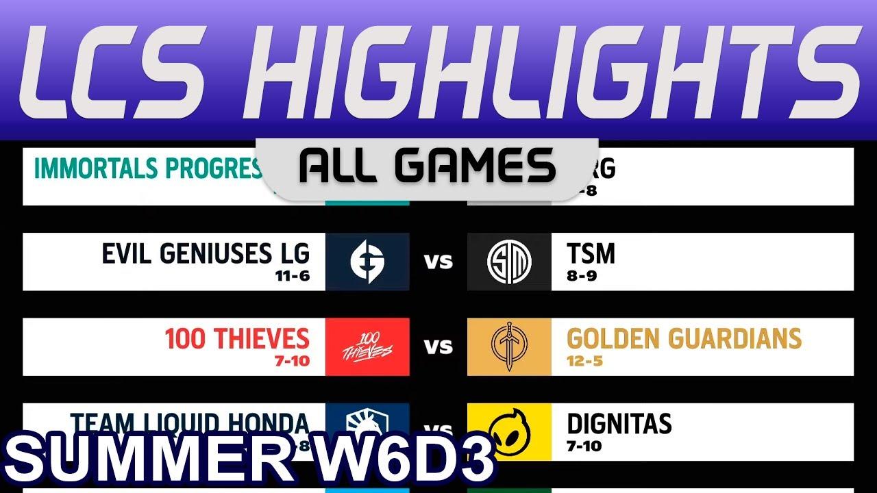 LCS Highlights Week6 Day3 LCS Summer 2023 All Games By Onivia thumbnail