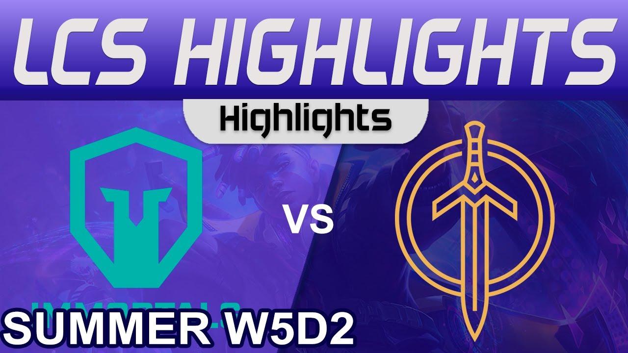 IMT vs GG Highlights LCS Summer Season 2023 W5D2 Immortals vs Golden Guardians by Onivia thumbnail