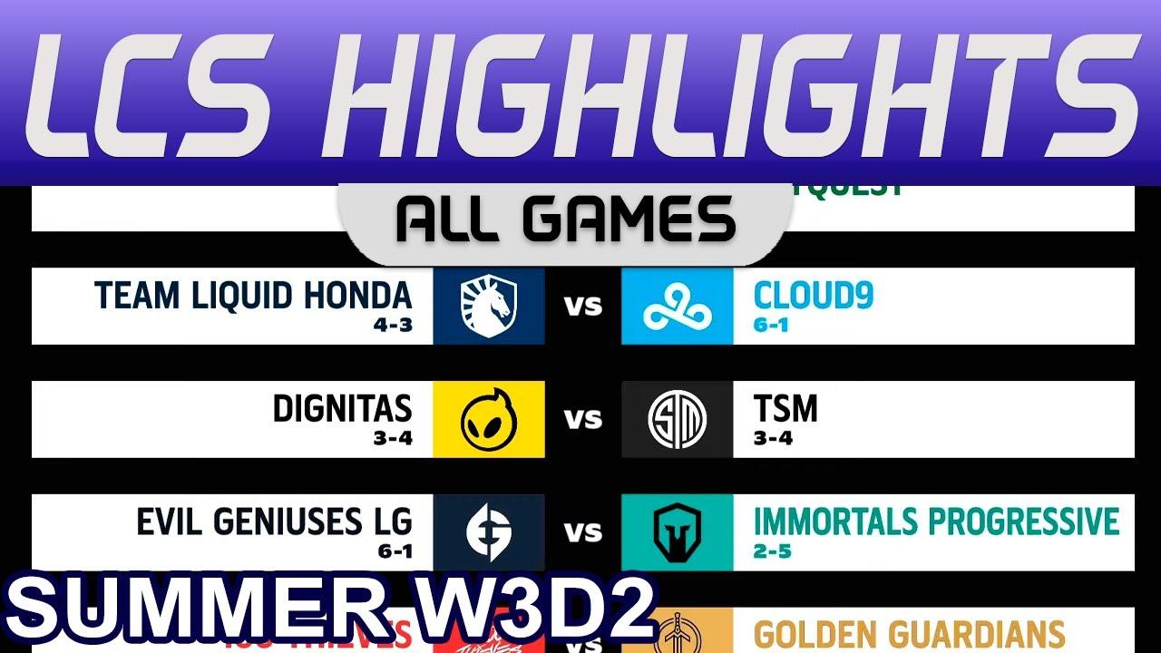 LCS Highlights Week3 Day2 LCS Summer 2023 All Games By Onivia thumbnail