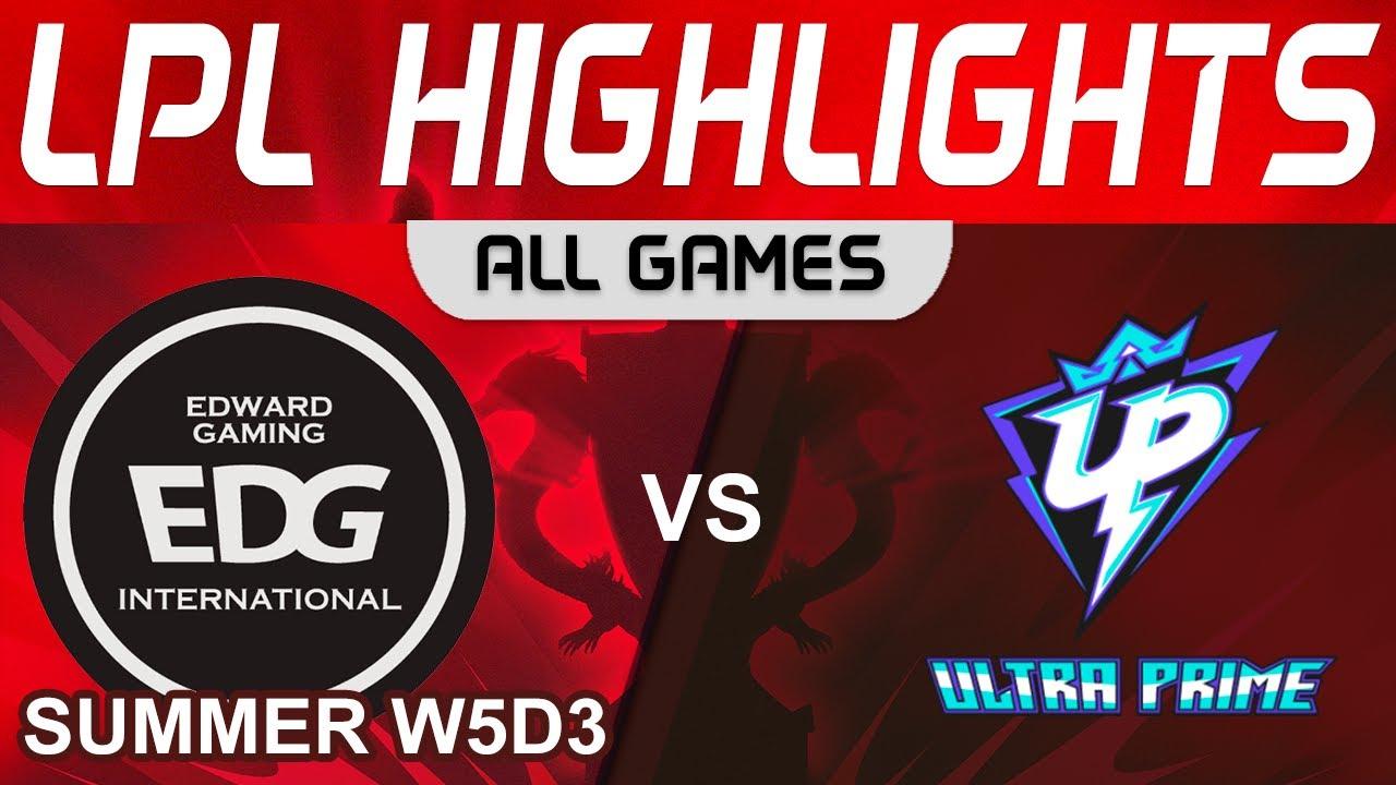 EDG vs UP Highlights ALL GAMES LPL Summer Season 2023 W5D3 EDward Gaming vs Ultra Prime by Onivia thumbnail