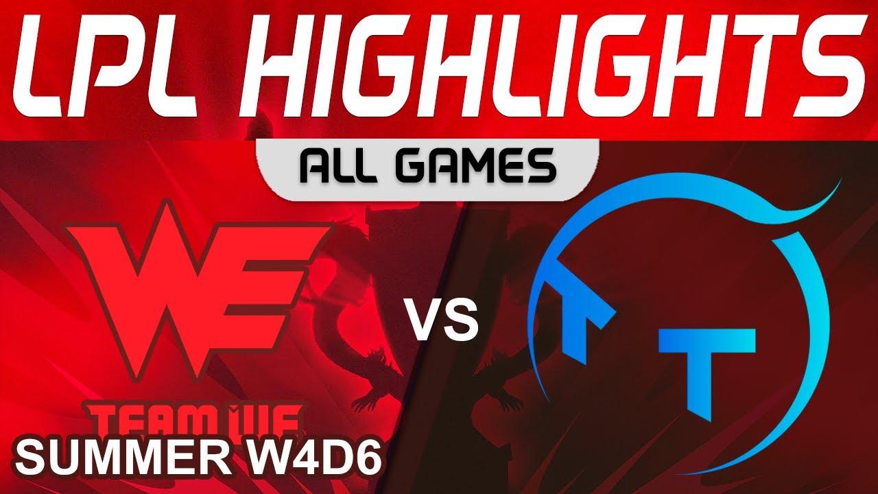 WE vs TT Highlights ALL GAMES LPL Summer Season 2023 W4D6 Team WE vs ThunderTalk Gaming by Onivia thumbnail