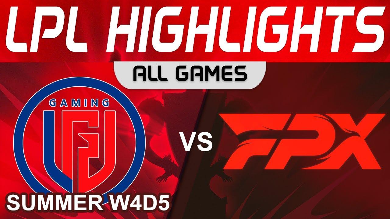 LGD vs FPX Highlights ALL GAMES LPL Summer Season 2023 W4D5 LGD Gaming vs FunPlus Phoenix by Onivia thumbnail