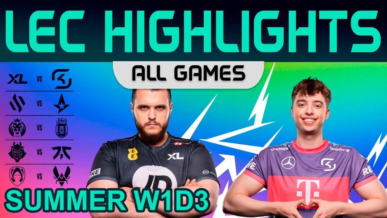 LEC Highlights Week1 Day3 LEC Summer 2023 All Games By Onivia thumbnail