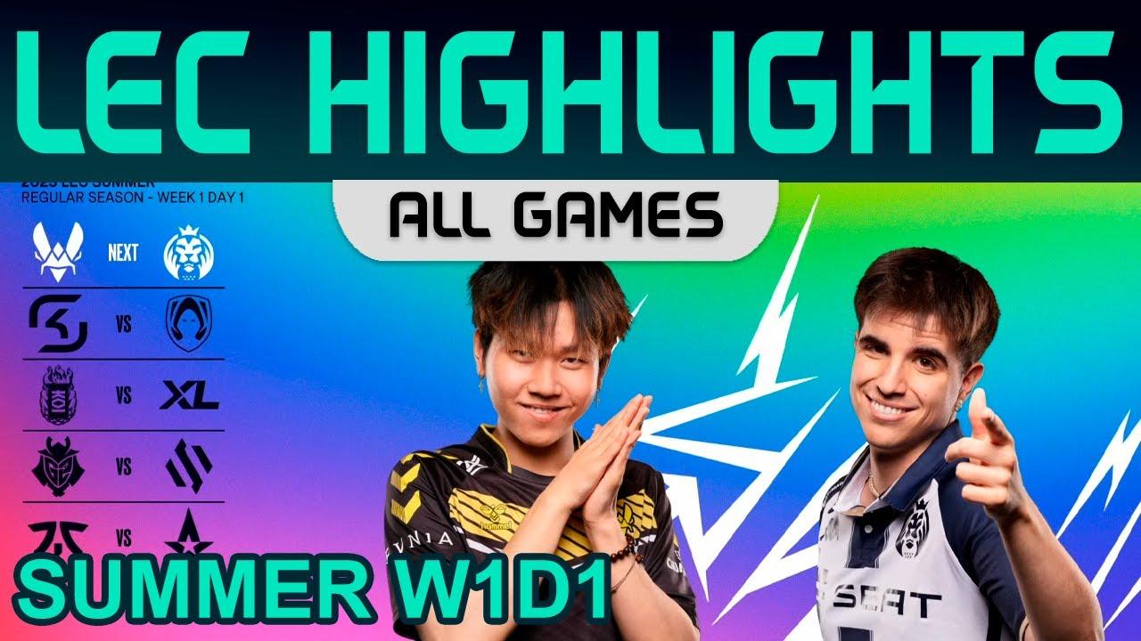 LEC Highlights Week1 Day1 LEC Summer 2023 All Games By Onivia thumbnail