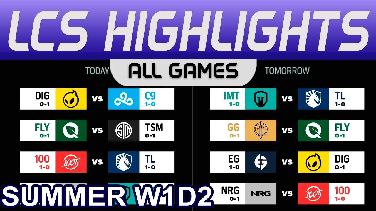 LCS Highlights Week1 Day2 LCS Summer 2023 All Games By Onivia thumbnail