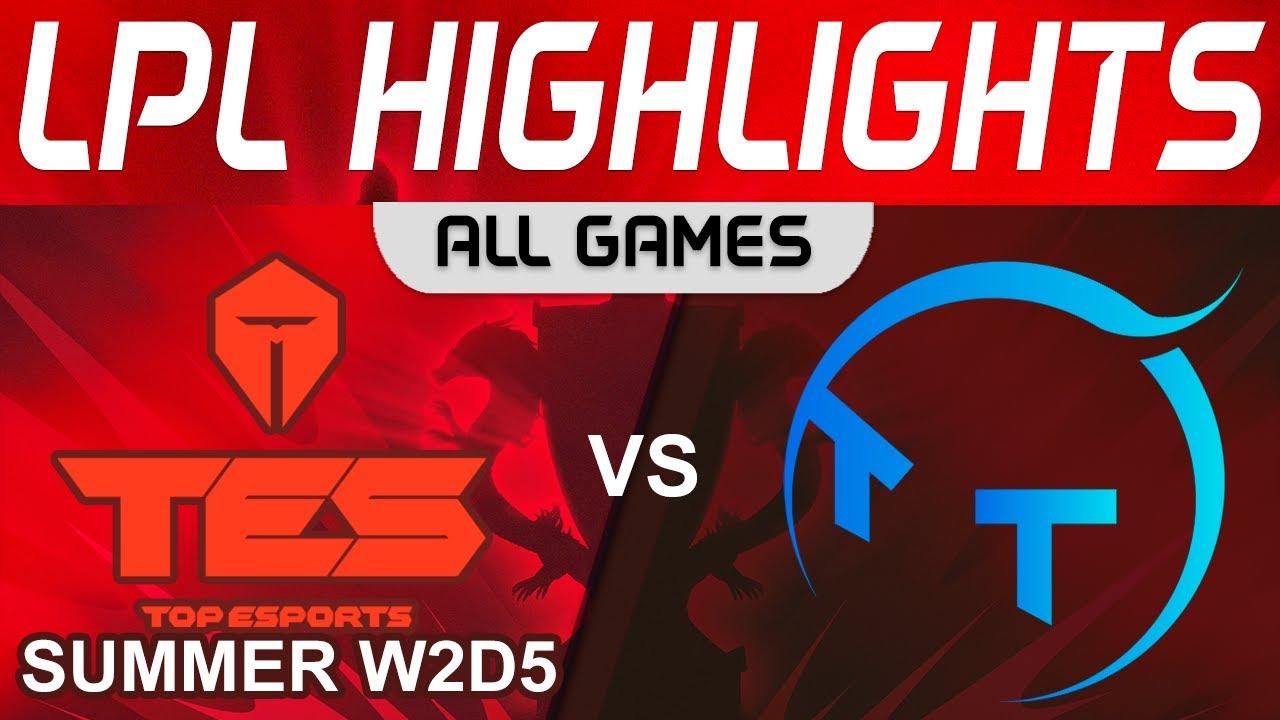 TES vs TT Highlights ALL GAMES LPL Summer Season 2023 W2D5 Top Esports vs ThunderTalk Gaming thumbnail