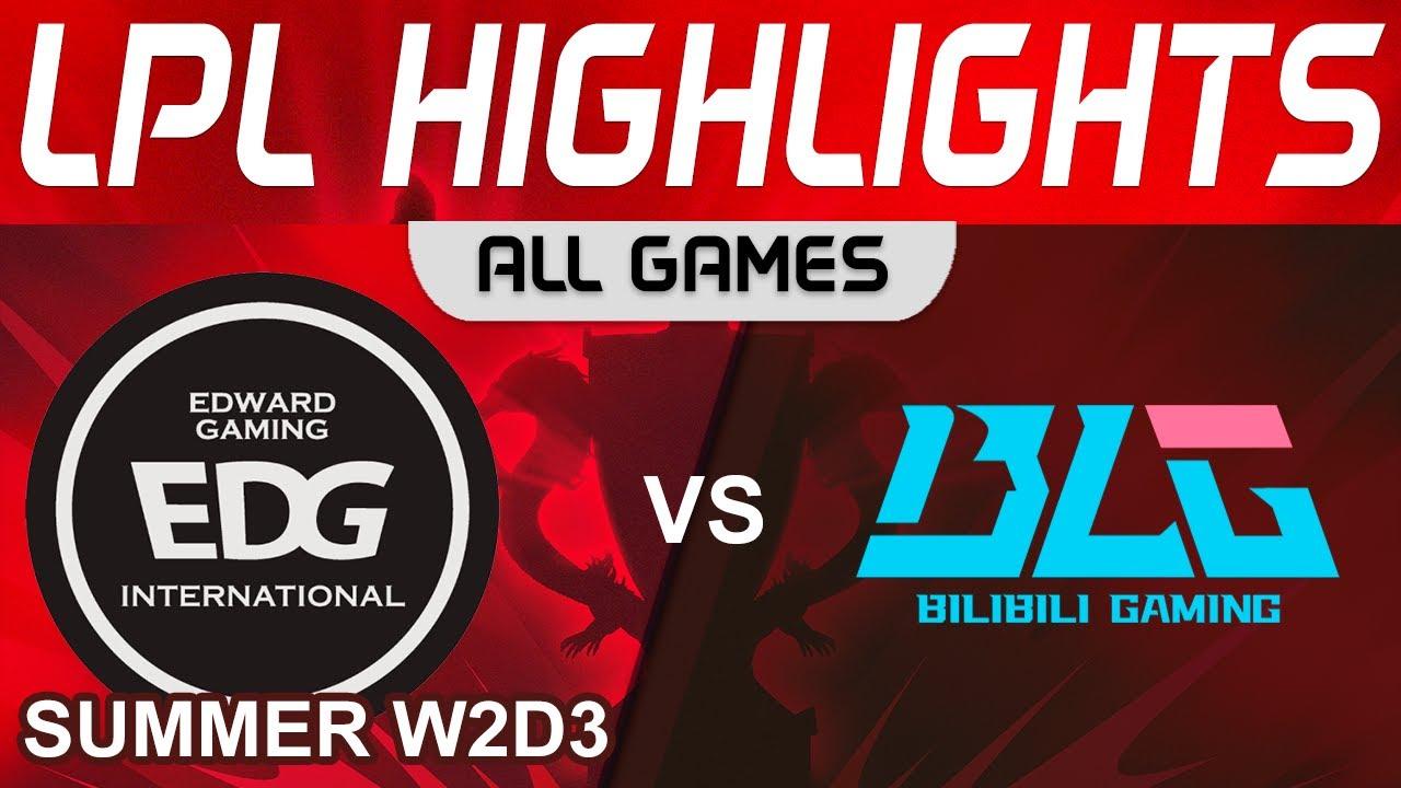 EDG vs BLG Highlights ALL GAMES LPL Summer Season 2023 W2D3 EDward Gaming vs Bilibili Gaming thumbnail