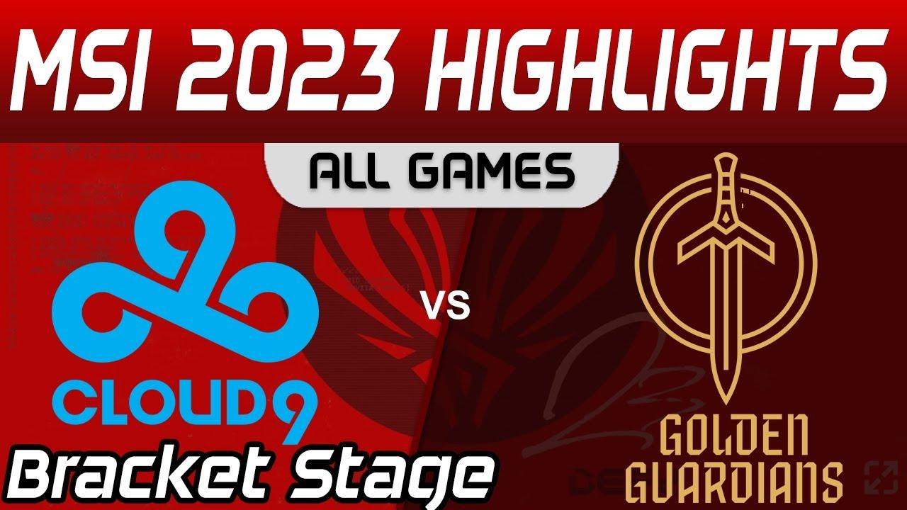 C9 vs GG Highlights ALL GAMES Bracket Stage Round 1 MSI 2023 Cloud9 vs Golden Guardians by Onivia thumbnail