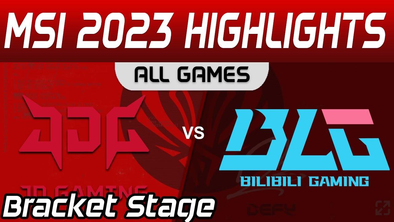 JDG vs BLG Highlights ALL GAMES Bracket Stage Round 2 MSI 2023 JD Gaming vs Bilibili Gaming thumbnail