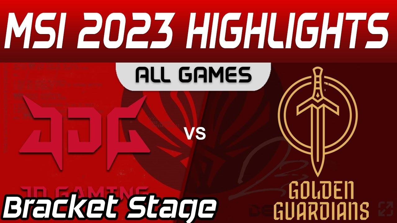 JDG vs GG Highlights ALL GAMES Bracket Stage Round 1 MSI 2023 JD Gaming vs Golden Guardians thumbnail