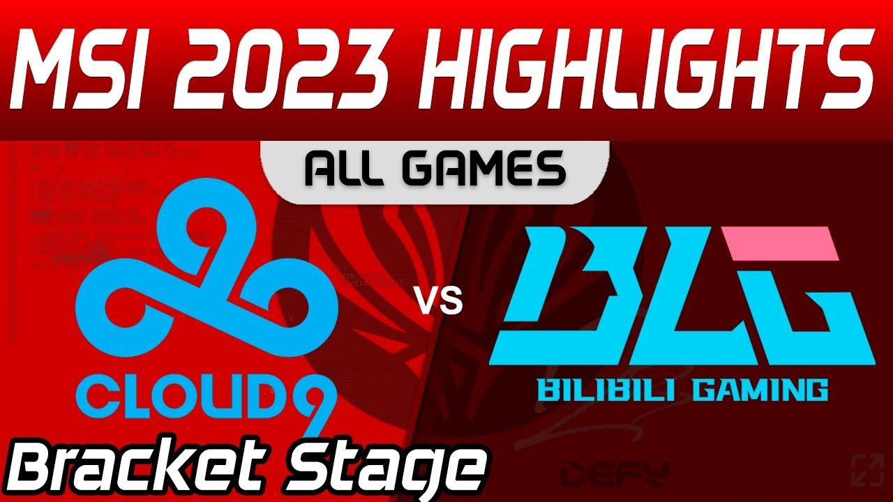 C9 vs BLG Highlights ALL GAMES Bracket Stage Round 1 MSI 2023 Cloud9 vs Bilibili Gaming by Onivia thumbnail