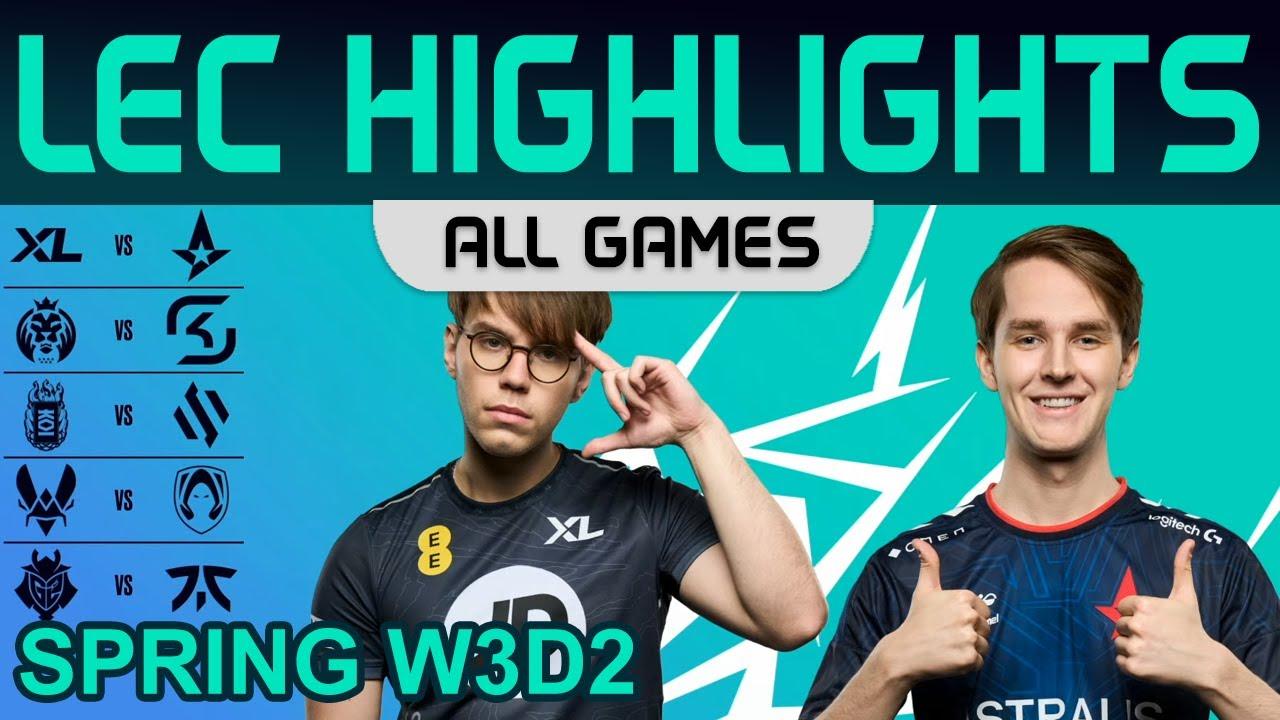 LEC Highlights Week3 Day2 LEC Spring 2023 All Games By Onivia thumbnail