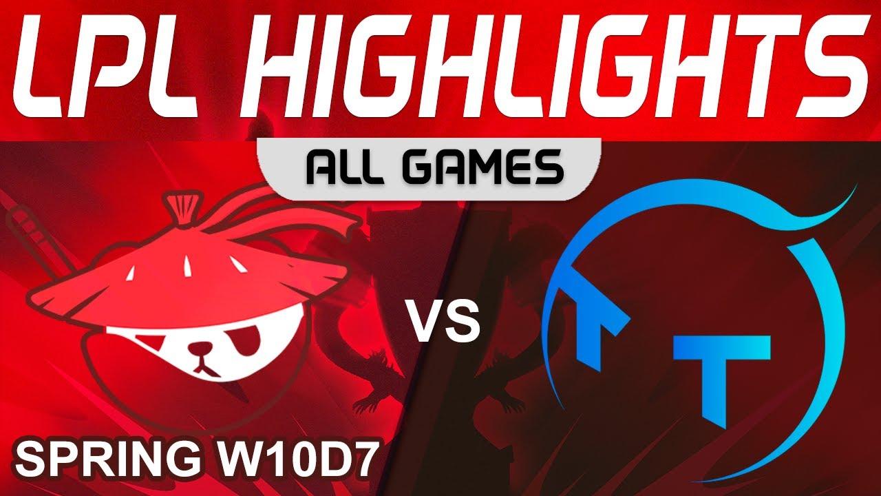 AL vs TT Highlights ALL GAMES LPL Spring Season 2023 W10D7 Anyone's Legend vs ThunderTalk Gaming thumbnail