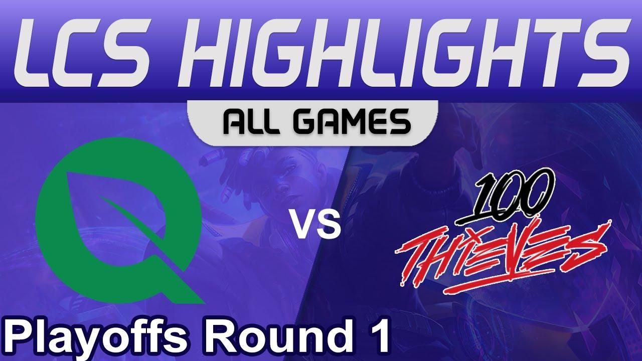 FLY vs 100 ALL GAMES Highlights Playoffs Round 1 LCS Spring Season 2023 FlyQuest vs 100 Thieves thumbnail