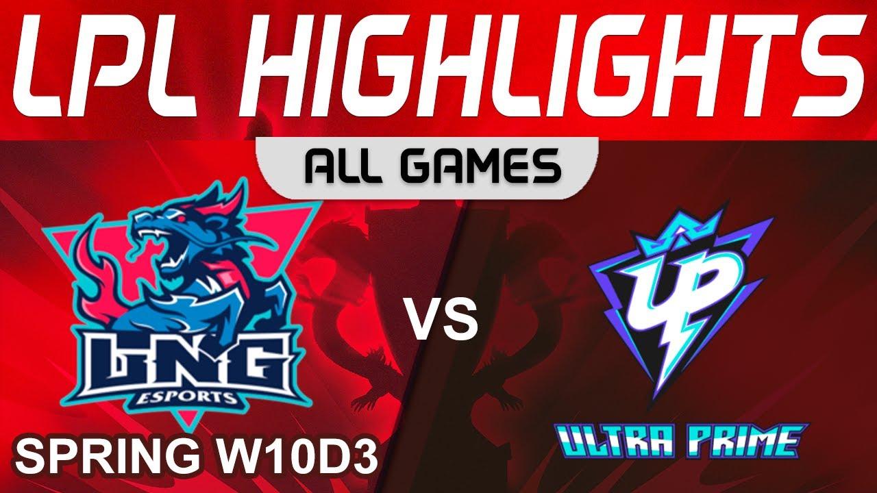 LNG vs UP Highlights ALL GAMES LPL Spring Season 2023 W10D3 LNG Esports vs Ultra Prime by Onivia thumbnail