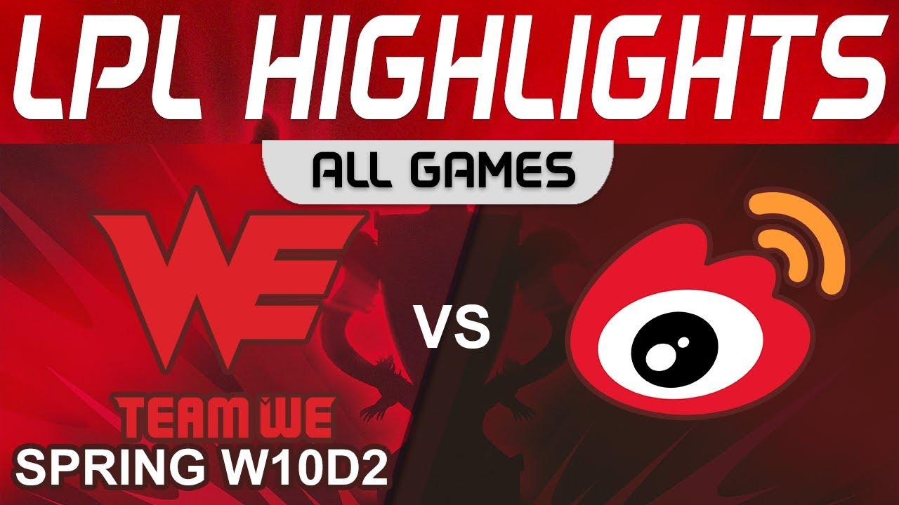 WE vs WBG Highlights ALL GAMES LPL Spring Season 2023 W10D2 Team WE vs Weibo Gaming by Onivia thumbnail