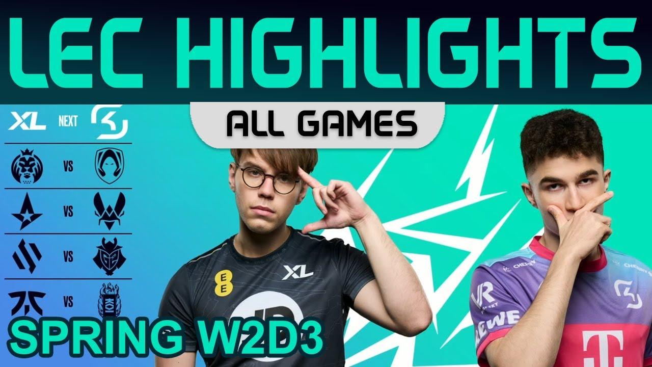 LEC Highlights Week2 Day3 LEC Spring 2023 All Games By Onivia thumbnail