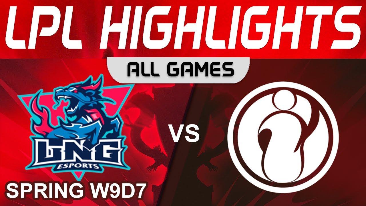 LNG vs IG Highlights ALL GAMES LPL Spring Season 2023 W9D7 LNG Esports vs Invictus Gaming by Onivia thumbnail