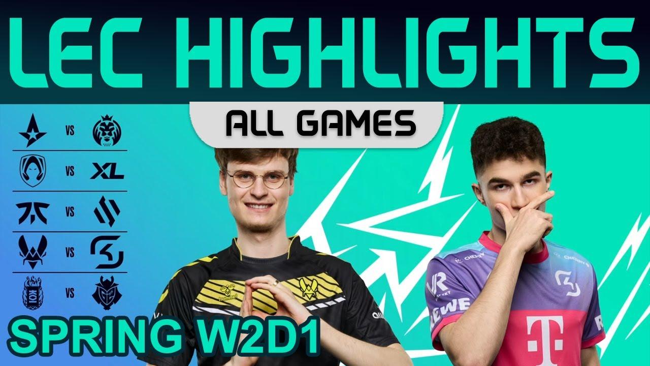 LEC Highlights Week2 Day1 LEC Spring 2023 All Games By Onivia thumbnail