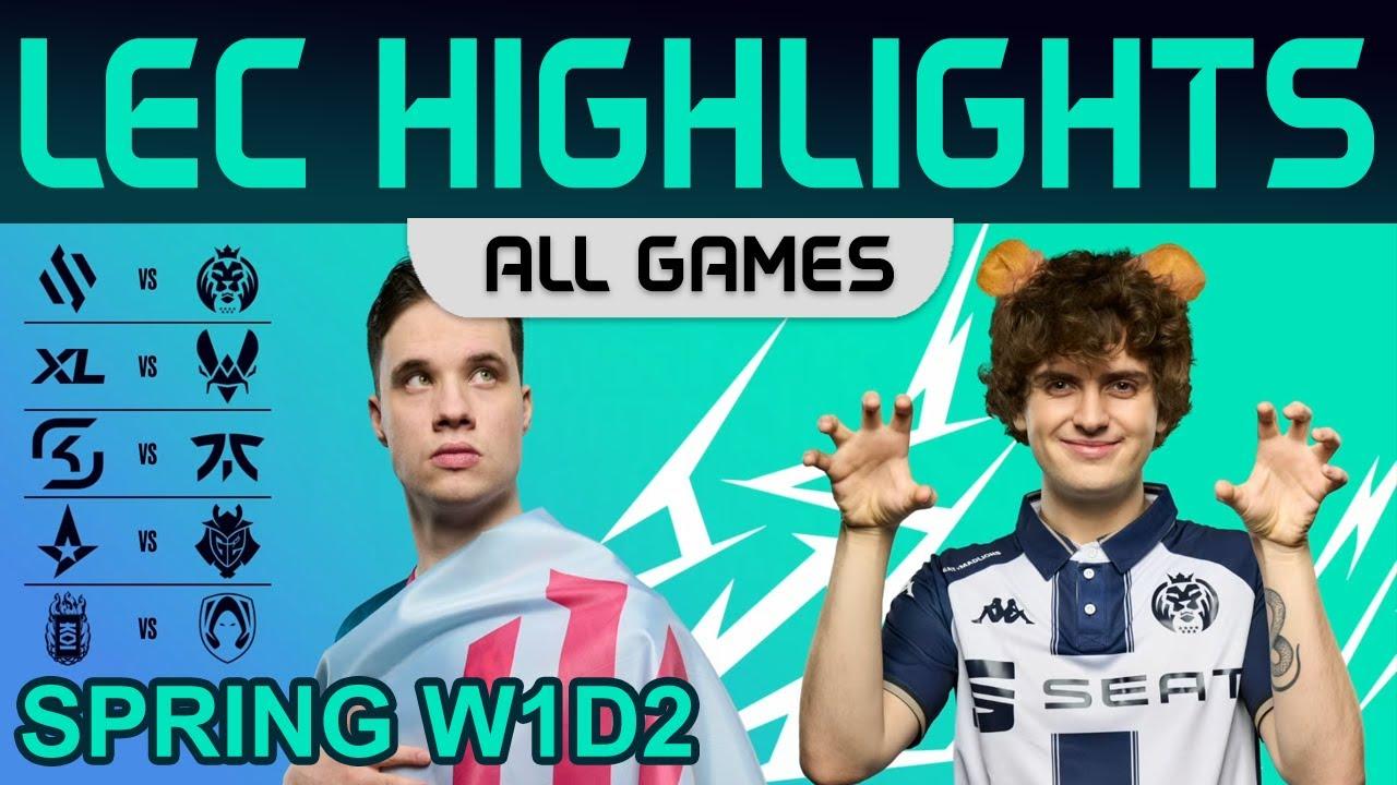 LEC Highlights Week1 Day2 LEC Spring 2023 All Games By Onivia thumbnail