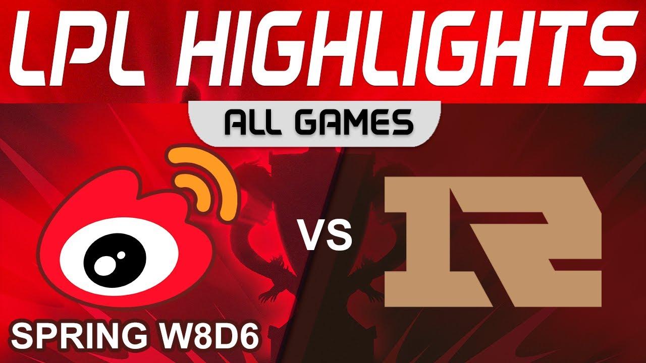 WBG vs RNG Highlights ALL GAMES LPL Spring Season 2023 W8D6 Weibo Gaming vs Royal Never Give Up thumbnail