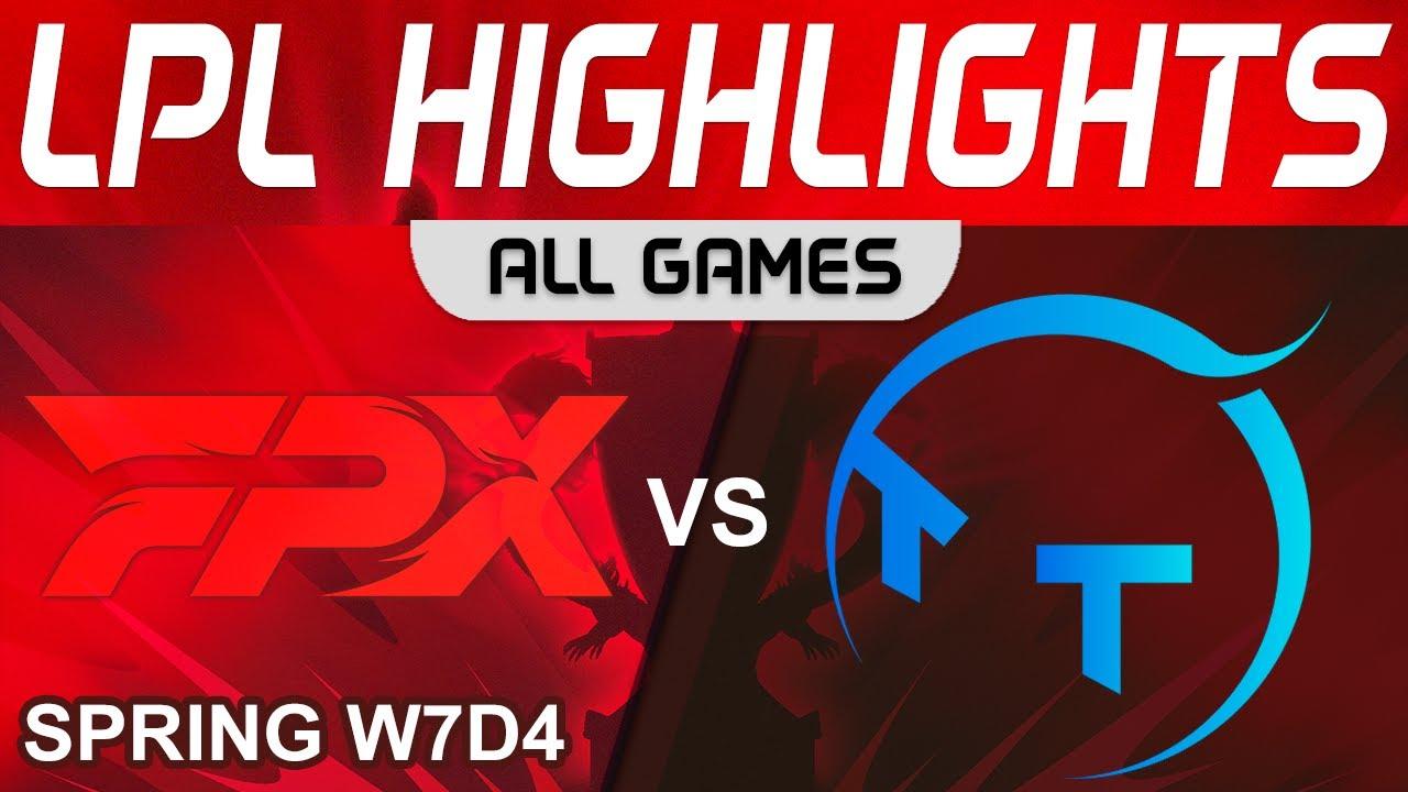 FPX vs TT Highlights ALL GAMES LPL Spring Season 2023 W7D4 FunPlus Phoenix vs ThunderTalk Gaming by thumbnail