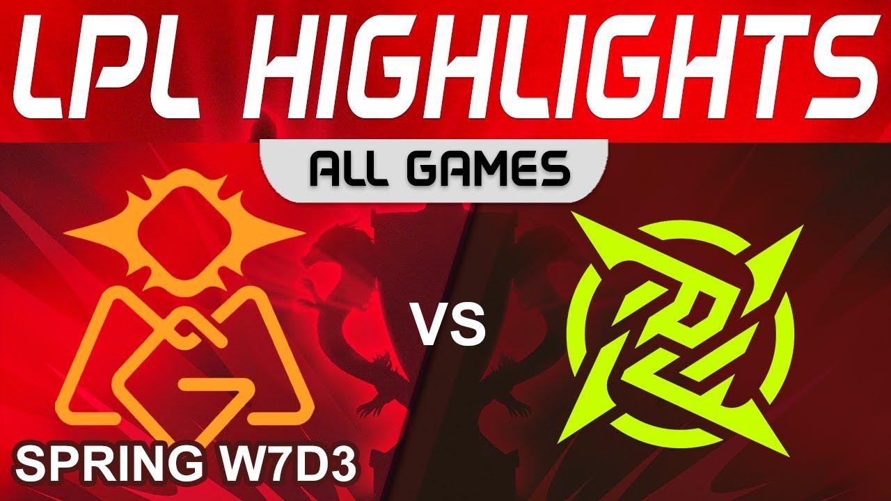 OMG vs NIP Highlights ALL GAMES LPL Spring Season 2023 W7D3 Oh My God vs Ninjas in Pyjamas by Onivia thumbnail