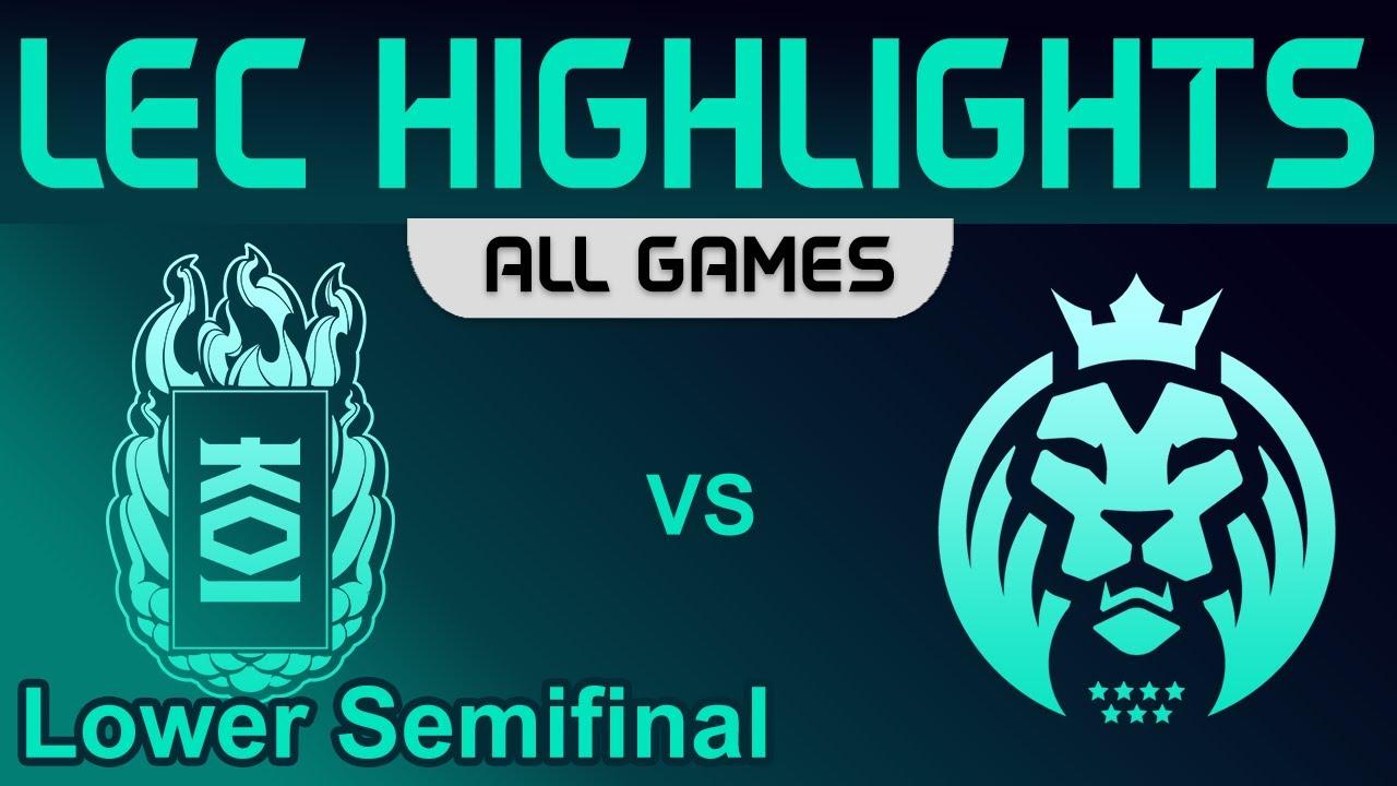 KOI vs MAD Highlights ALL GAMES Lower Quarterfinals Round 1 LEC Winter 2023 KOI vs MAD Lions by thumbnail