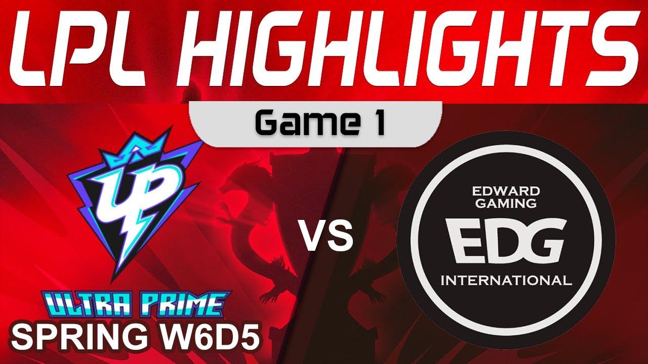 UP vs EDG Highlights Game 1 LPL Spring Season 2023 W6D5 Ultra Prime vs EDward Gaming by Onivia thumbnail