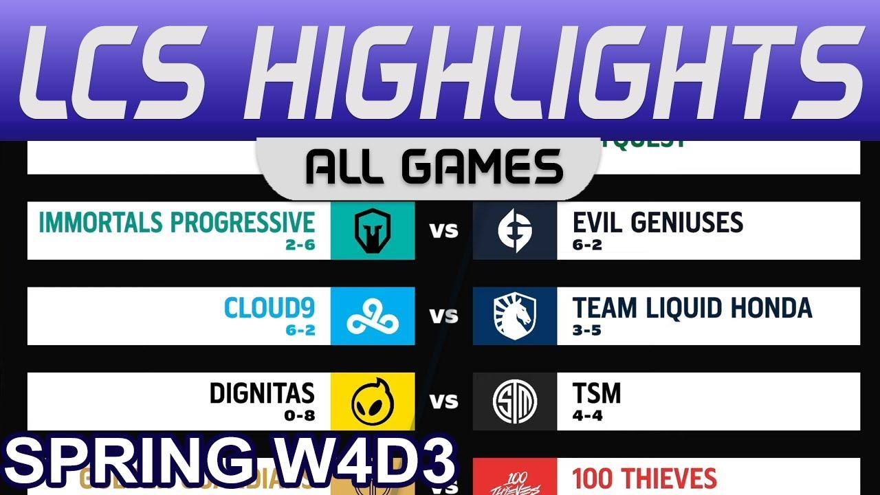 LCS Highlights Week4 Day3 LCS Spring 2023 All Games By Onivia thumbnail