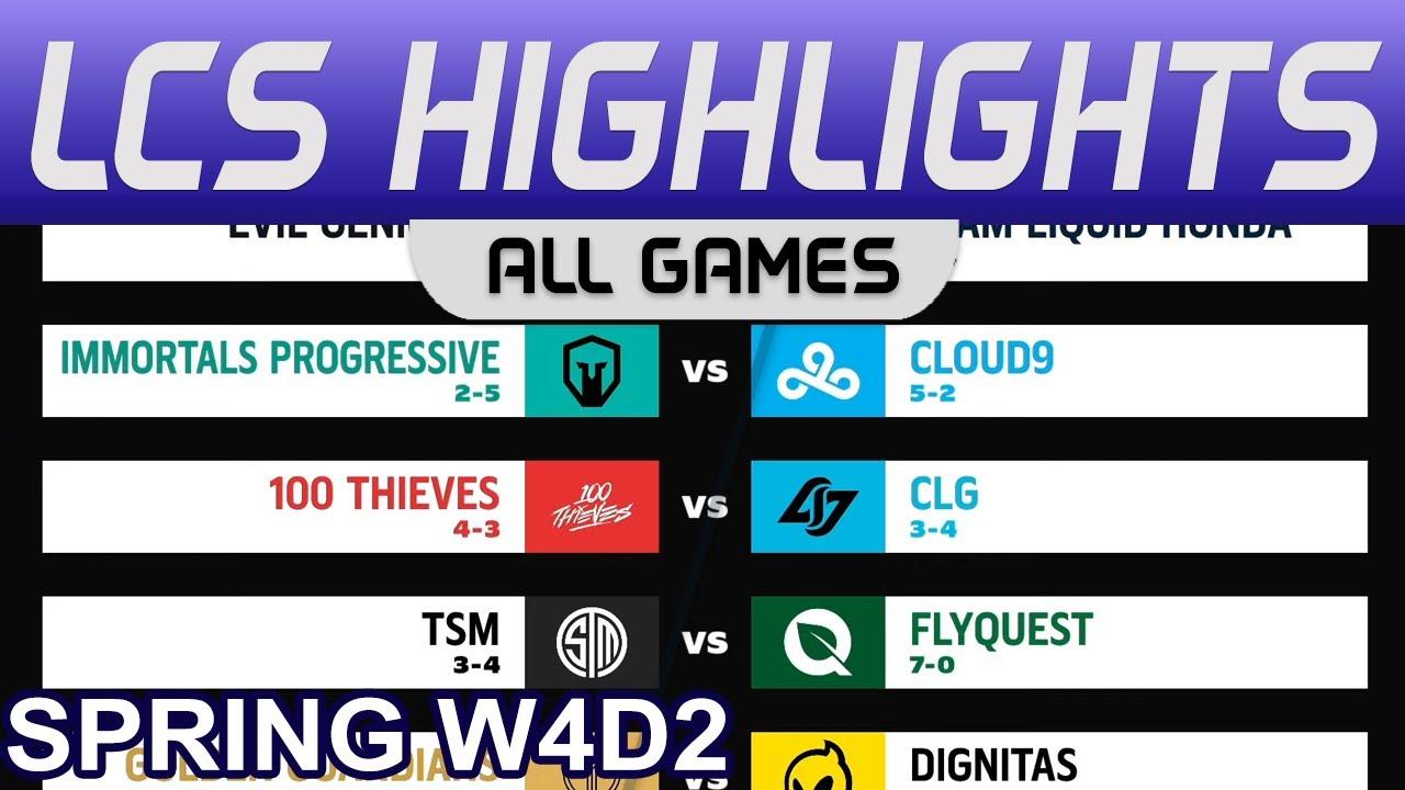 LCS Highlights Week4 Day2 LCS Spring 2023 All Games By Onivia thumbnail