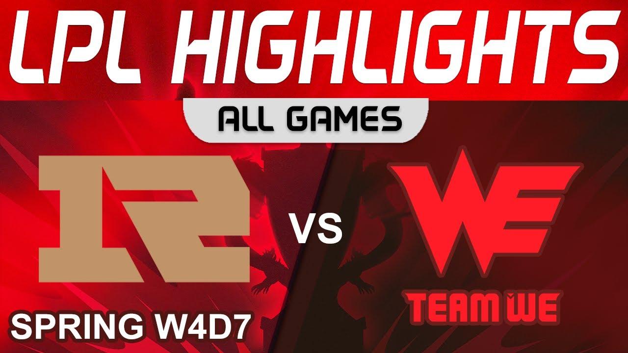 RNG vs WE Highlights ALL GAMES LPL Spring Season 2023 W4D7 Royal Never Give Up vs Team WE by Onivia thumbnail