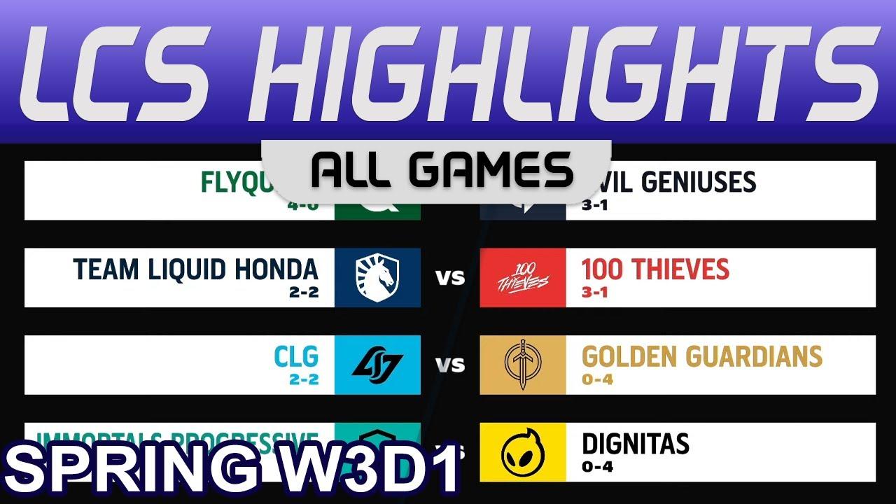 LCS Highlights Week3 Day1 LCS Spring 2023 All Games By Onivia thumbnail